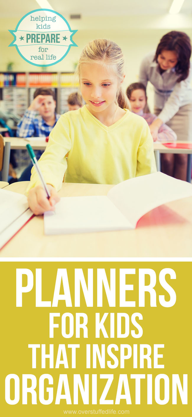 School planners for kids.