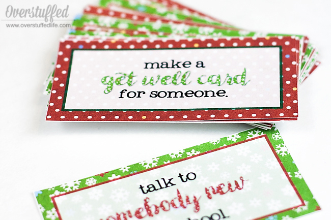 Free Printable Christmas Service Advent Cards