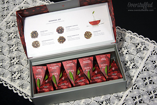 Tea forte warming joy holiday tea collection