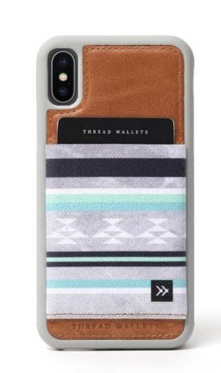 Thread wallet phone case