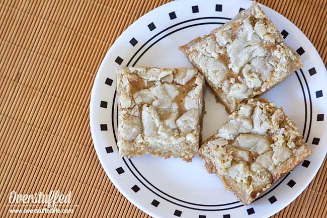 These gluten-free salted caramel cookie bars are so delicious, everyone will want the recipe.