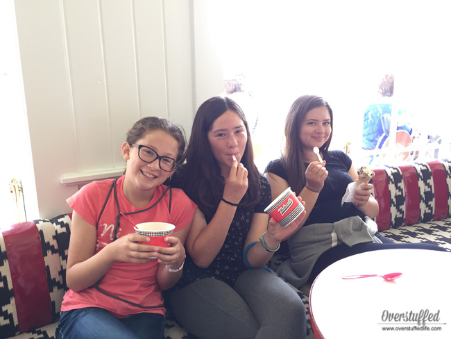 Sadies Ice cream parlor at the Grand Hotel on Mackinac Island is a cheap way to visit the hotel without having to pay the entrance fee.