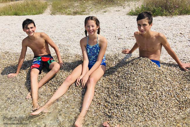 British Landing on Mackinac Island is a historical beach spot where you can swim, learn about history, find cool rocks, and enjoy the view of the Mackinac Bridge.