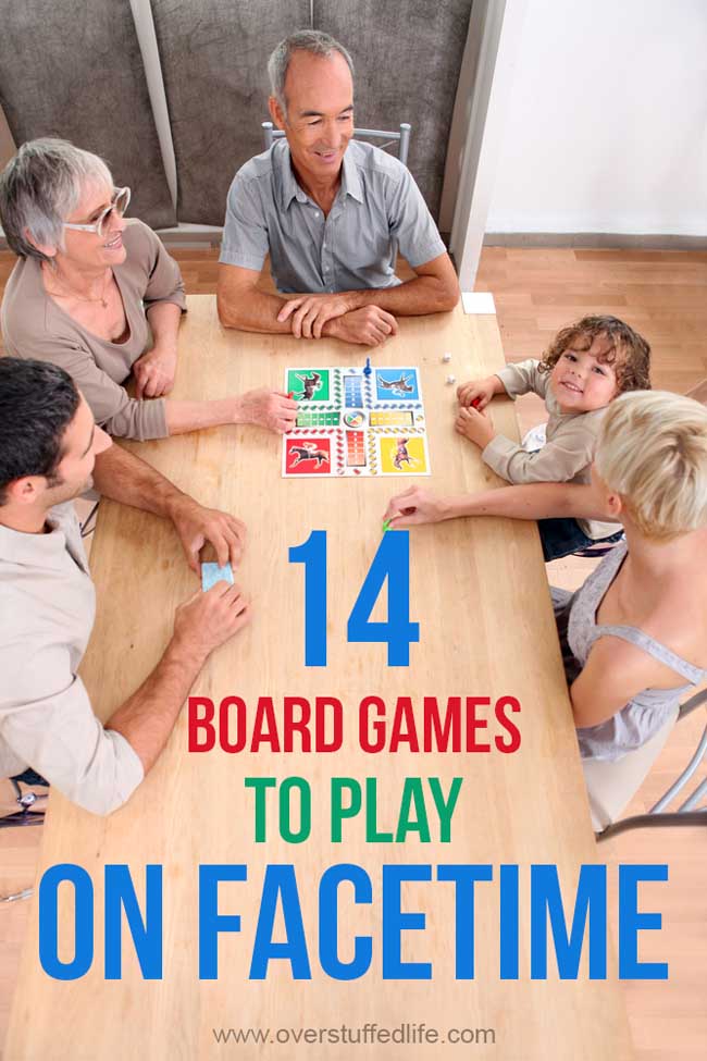 You can still have a fun family game night with loved ones who don't live close enough to come over. These 14 board games are easy to play over FaceTime or other video chatting apps.