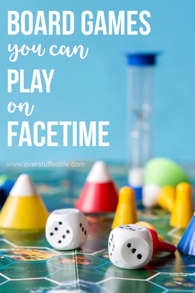 14 Board Games to Play on FaceTime - Overstuffed Life