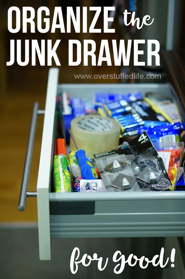 DIY Junk Drawer Organizer